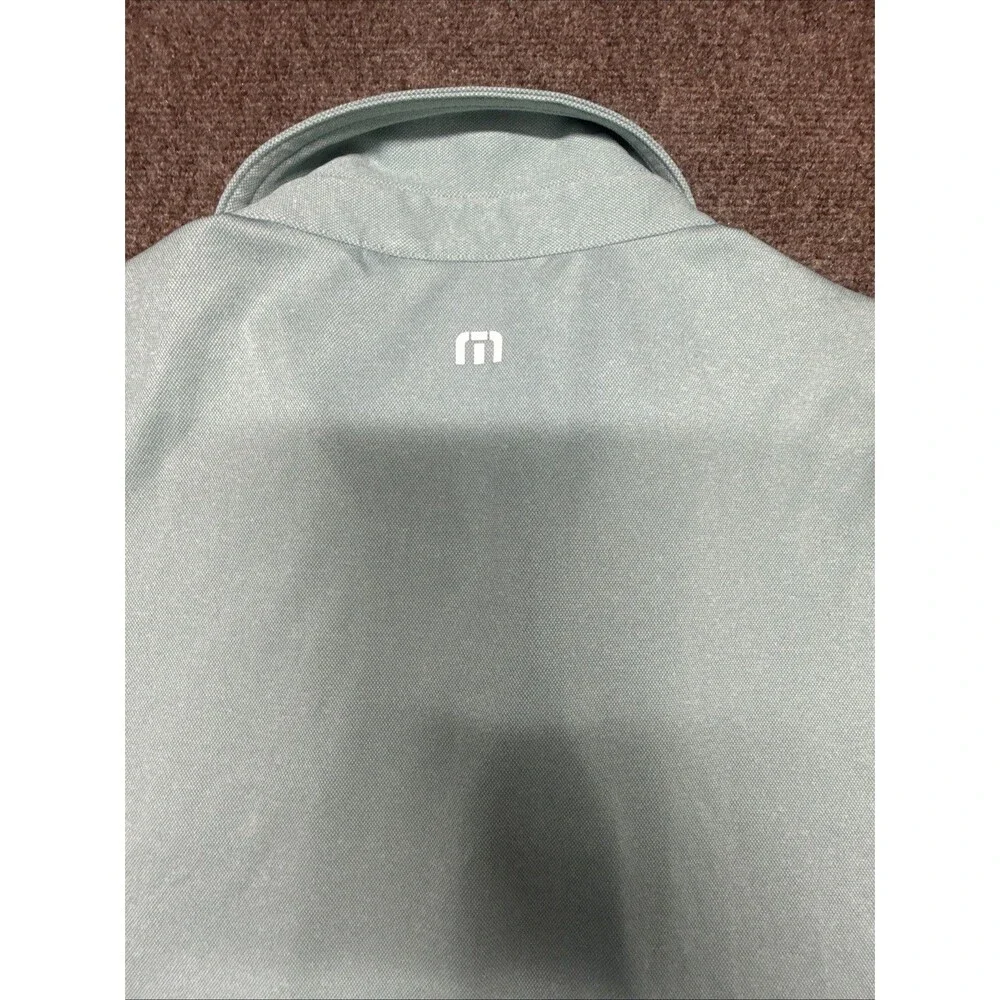 TravisMathew Coors Beer Golf Polo Shirt Men’s XL Sage Green Travis Mathew